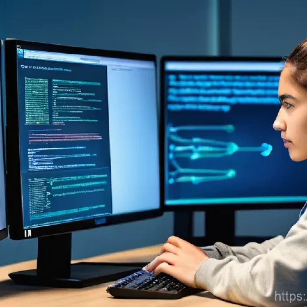 정보보안 실기 시험 대비 중요 과목 학습 전략 - **Prompt 1: Hands-on Practical Learning in Cybersecurity**
A focused, determined young adult (ge...