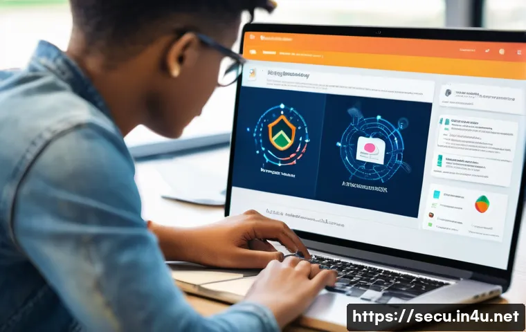 정보보안 필기 시험의 난이도별 학습 전략 - **Prompt:** A diverse group of university students (early 20s) diligently studying cybersecurity con...